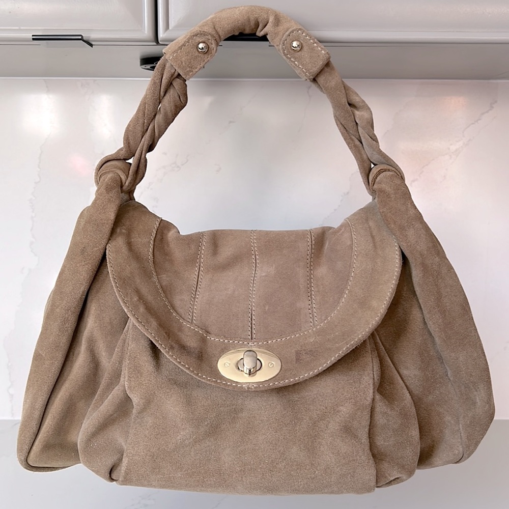 ZARA Suede Bag EUC